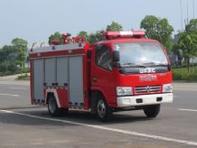 东风蓝牌水罐消防车（单排）图片